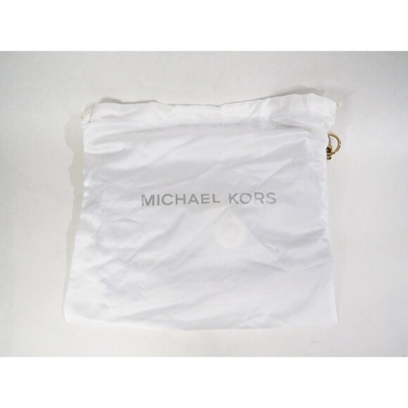 Michael Kors Caramel Brown Alligator Embossed Flap Bag Gold Lock & Chain Strap - Picture 11 of 12